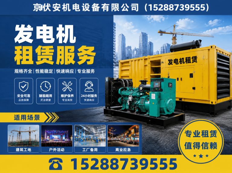 阿勒泰静音发电车租赁展示图